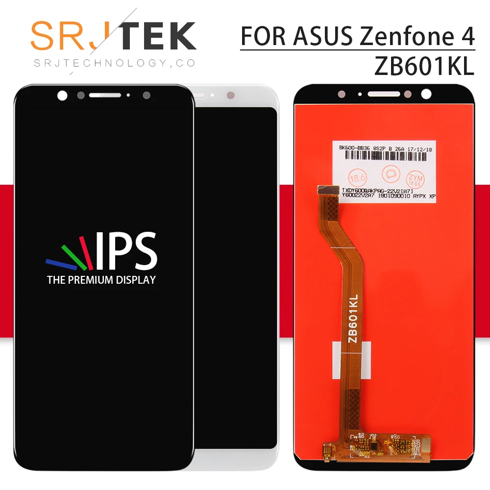

For Asus ZenFone Max Pro M1 ZB601KL ZB602KL LCD Display Touch Screen Digitizer Glass Assembly Frame For Asus ZB602KL Display