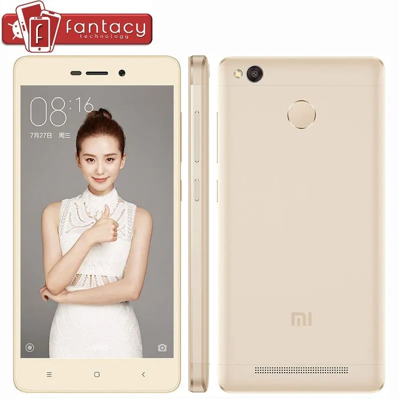 Original Xiaomi Redmi 3X 3 X 32GB ROM Mobile Phone Snapdragon 430 Octa Core 5.0" 1280x720 2GB RAM 4100mAh Battery Fingerprint ID