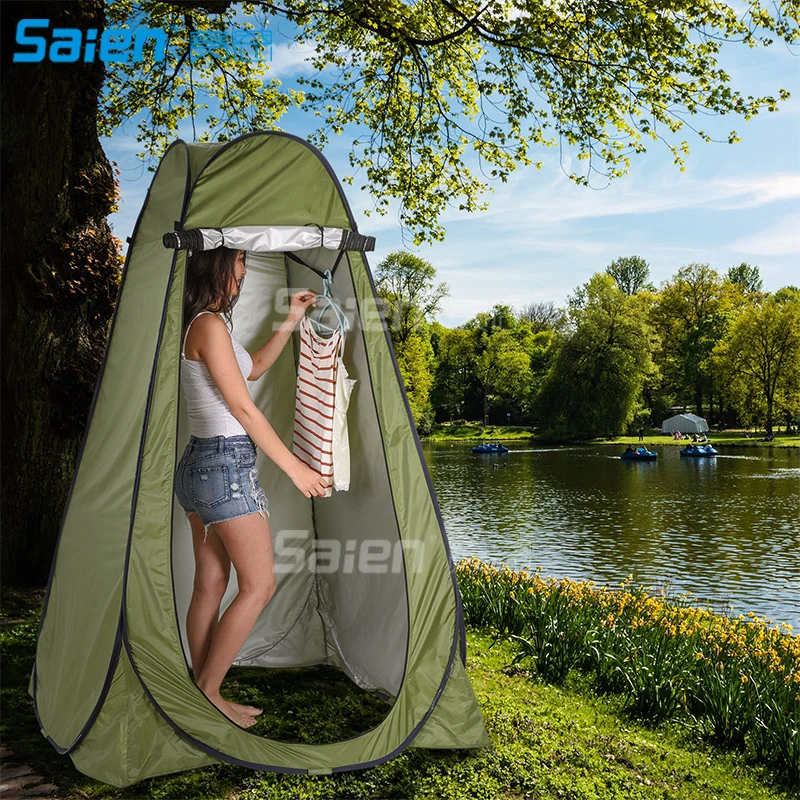 Rain Shelter with Window Camping Privacy Shelter w//Carrying Bag Toilet Tent Pop Up Shower Tent Pop-up Privacy Tent Pop up Dressing Changing Room Tent