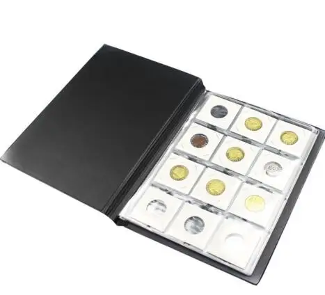10 Pages 120 Compartments Coins Storage Book Commemorative Collection Small Sized Stock Album 4 Colors | Дом и сад