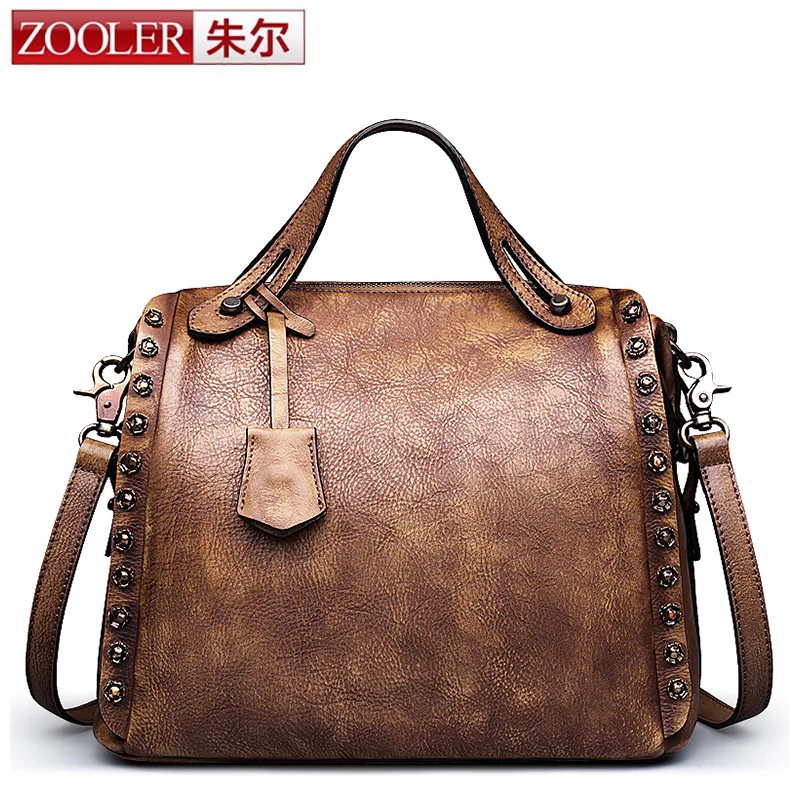 Vintage leather bag!!2016 new ZOOLER bags handbags women famous brands women leather bag First layer leather bag #5102 Wholesale Luggage & Bags