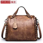 Best Price as low as $191.20 Vintage leather bag!!2016 new ZOOLER bags handbags women famous brands women leather bag First layer leather bag #5102