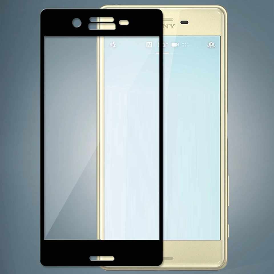 9H полное покрытие 2.5D Закаленное стекло для Sony Xperia X Производительность
