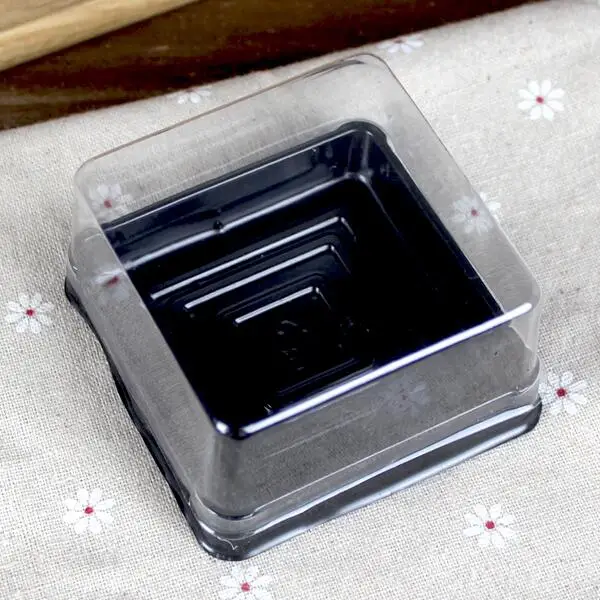 Продукт Продвижение 50 наборов 7,8*7,8*4 см пластиковая коробка для конфет коробки для свадебного торта Контейнер для кексов пищевая подарочная упаковка коробка