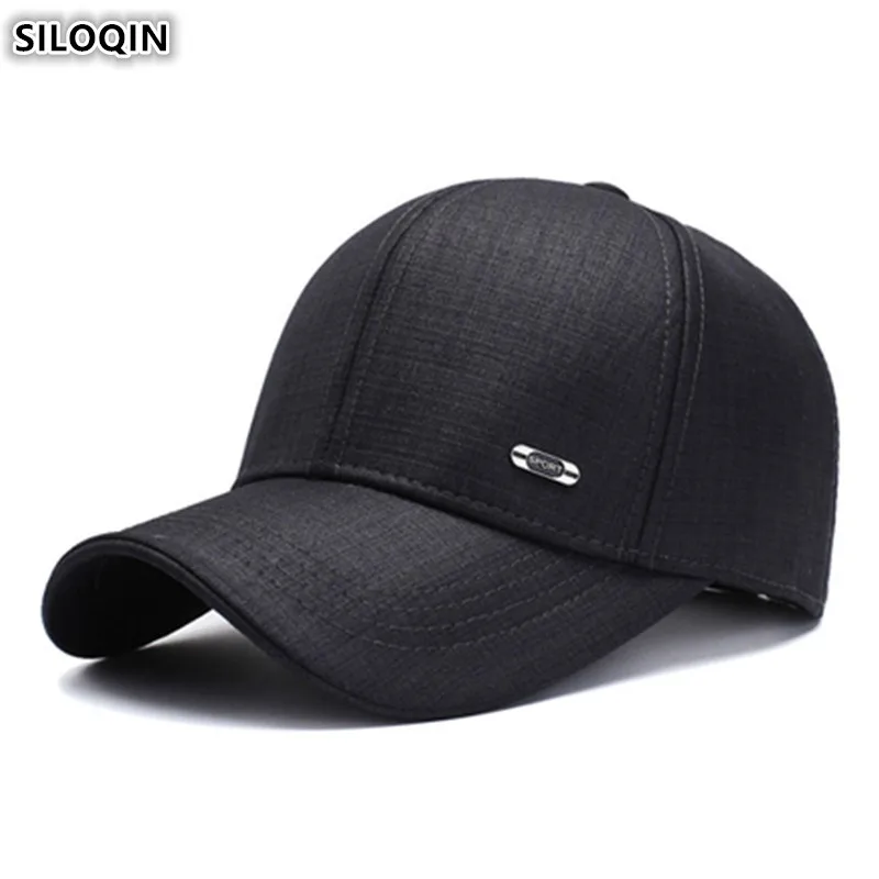 

SILOQIN Snapback Cap Adult Men's Cotton Baseball Caps Adjustable Size Fashion Sports Caps For Men 2019 New Male Bone Dad's Hats