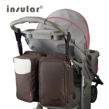 New Arrival 2 in 1 Multifunctional Travelling Baby Diaper Bag Fold Baby Bed Changing Bags Mommy