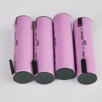 

US 4-10PCS 2800mah 3.7V 18650 Rechargeable Li-ion Battery Lithium ion cell with welding tabs for phone powerbank speaker torch