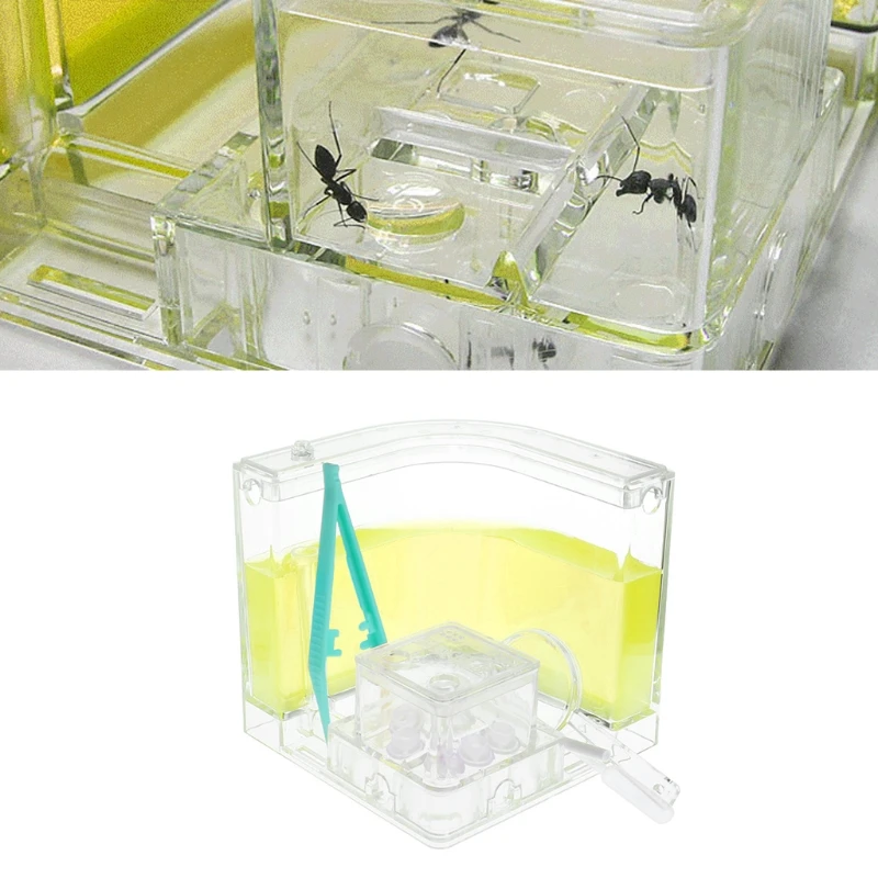 Горячая муравей ферма гель лабиринт 3D образовательная детская система живого кормления Новинка Habitat Nov2