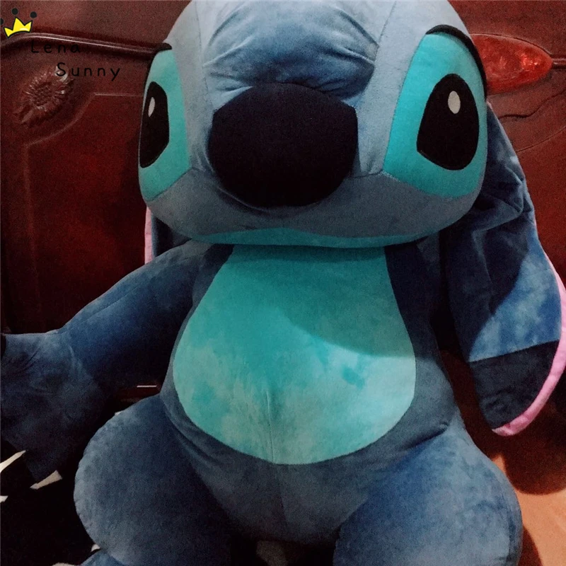 Супер большая плюшевая кукла Kawaii Stitch 85 см аниме Лило и Ститч плюшевые игрушки для