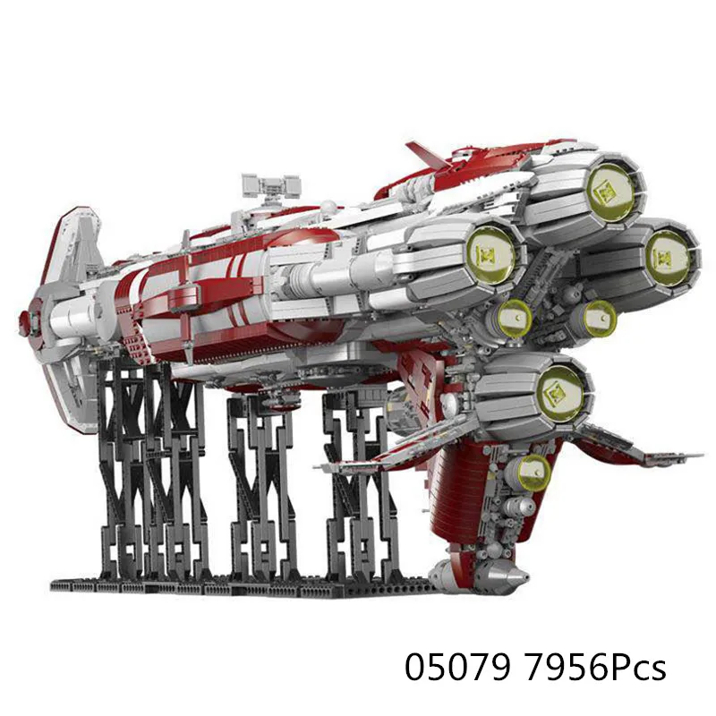 

Lepin 05079 7956Pcs Star Wars MOC Zenith Old Republic Escort Cruiser Model Building Kits Blocks Bricks Compatible Set Toys Gift