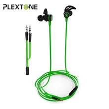 PLEXTONE G20 In-ear Earphones Magnetic With Mic Wired Bass Earbuds Stereo Gaming Headset for Computer Phone Sport