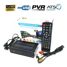 USA Canada Mexico HD Digital Terrestrial Antenna Signal ATSC CONVERTOR Tuner RECEIVER 1080P TV Set Top BOX HDMI USB PVR Record