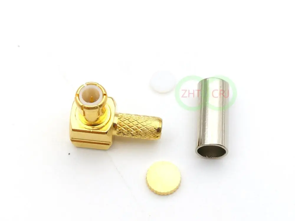 1000pcs mcx right angle for RG188 RG174 RG316 Cable connector