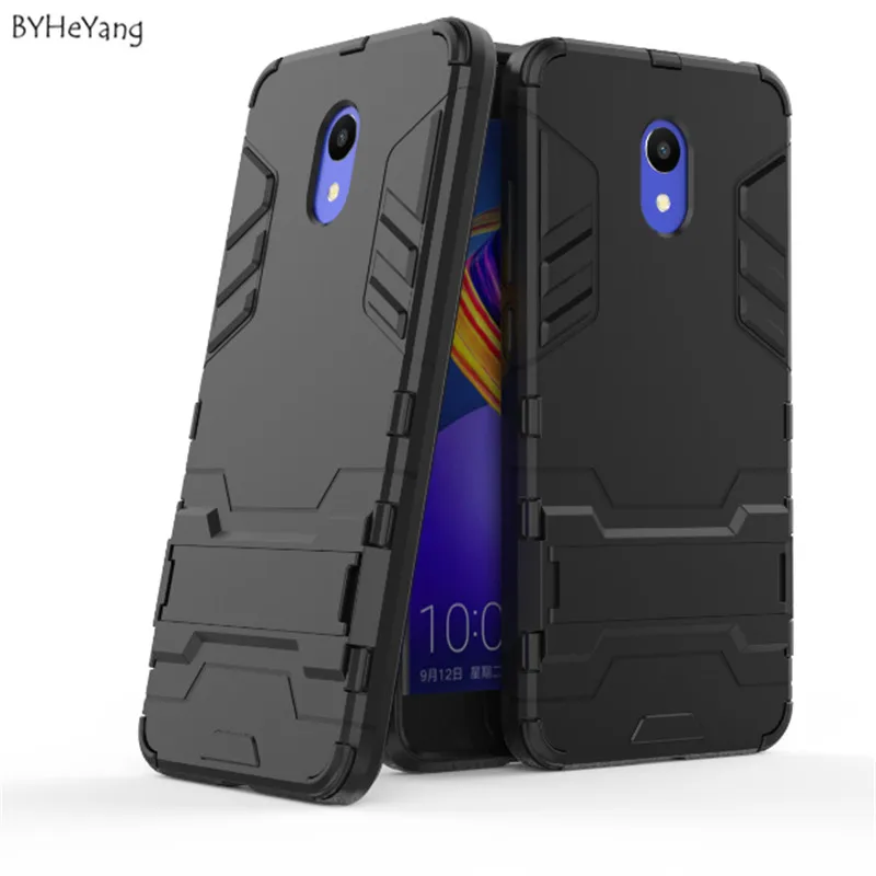 Byheyang чехол для Meizu M6 Чехлы тонкий Робот-броня ТПУ Пластиковый резиновый телефона