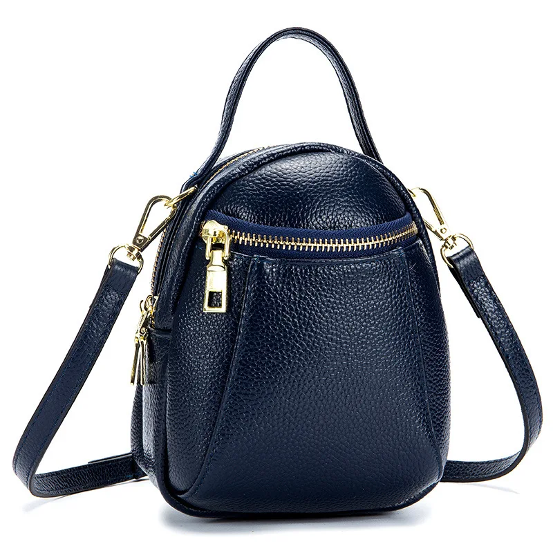 

women bag of genuine leather lady wrist bag with one shoulder strap female handbag