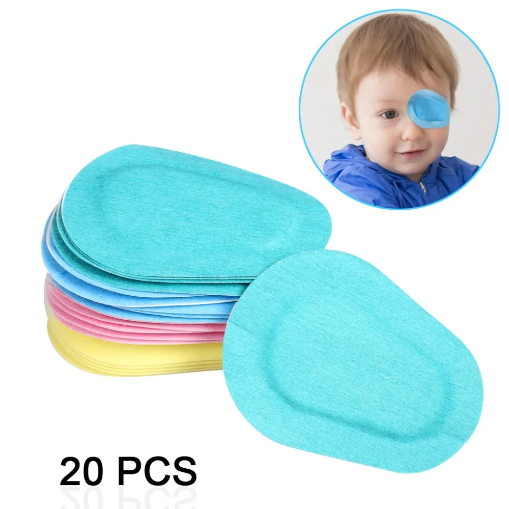 20Pcs Colorful Amblyopia Eye Patches Child Training Orthoptic Corrected