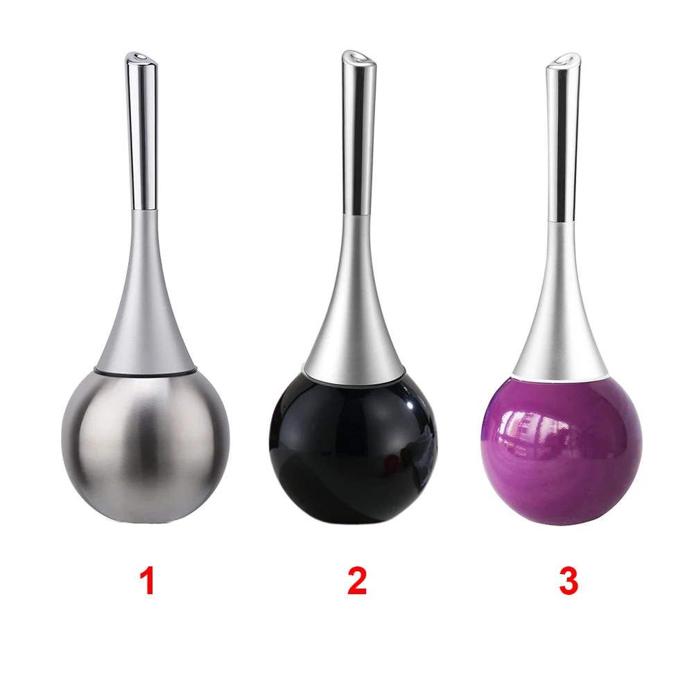 

Toilet Brush Holder,Stainless Steel Handle and Base Toilet Brush Toilet Cleaning Accessories Bathroom Storage(purple)