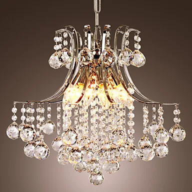 

AC110V-220V Home Chandeliers LED Modern Crystal Chandelier With 6 Lights, Lustre De Crystal,Lustres De cristal Free Shipping