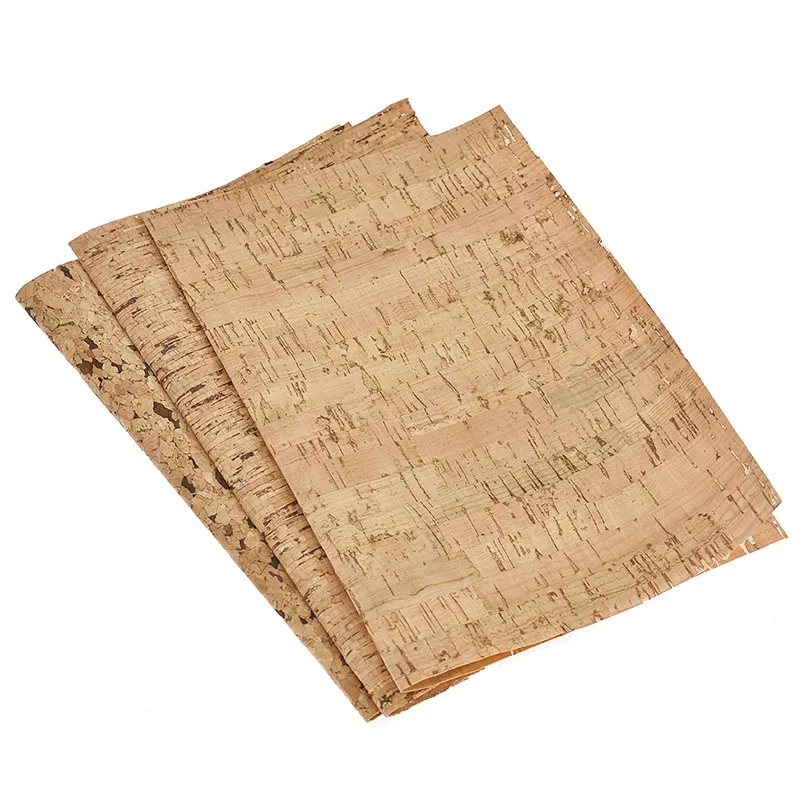 

21x29cm A4 Soft Cork PU Leather DIY Sewing Synthetic Leather Sewing Material For Handbag Garments Drop Shipping