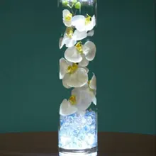 50 штук/Лот) 4 дюйма светодиодный свет основание белого цвета свадебные украшения как праздник Свадебная вечеринка поставки Свадебные украшения