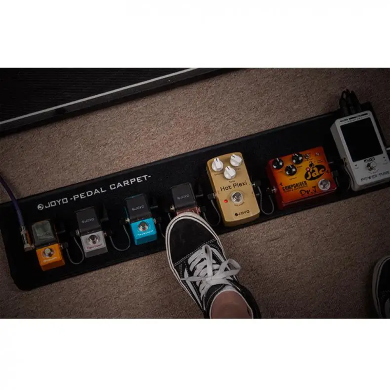 65 x 15cm 470g Ultralight Flexible Soft Guitar Pedal Board Carpet Setup Style DIY Foldable Guitar Effect Pedalboard
