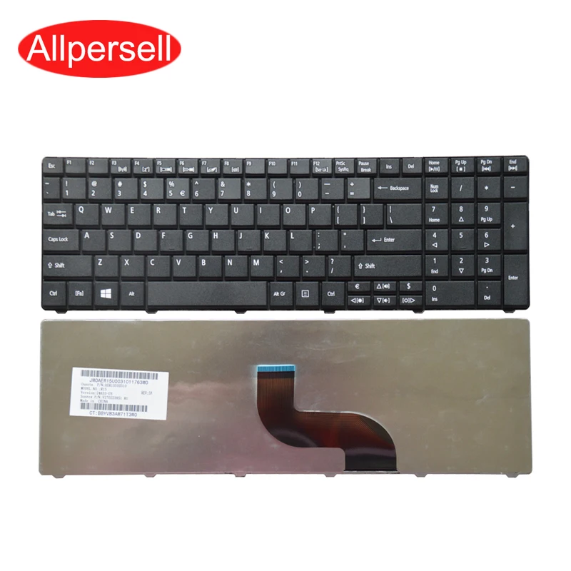 Клавиатура для ноутбука ACER E1-531 E1-571 E1-531G новинка черный цвет | Компьютеры и офис