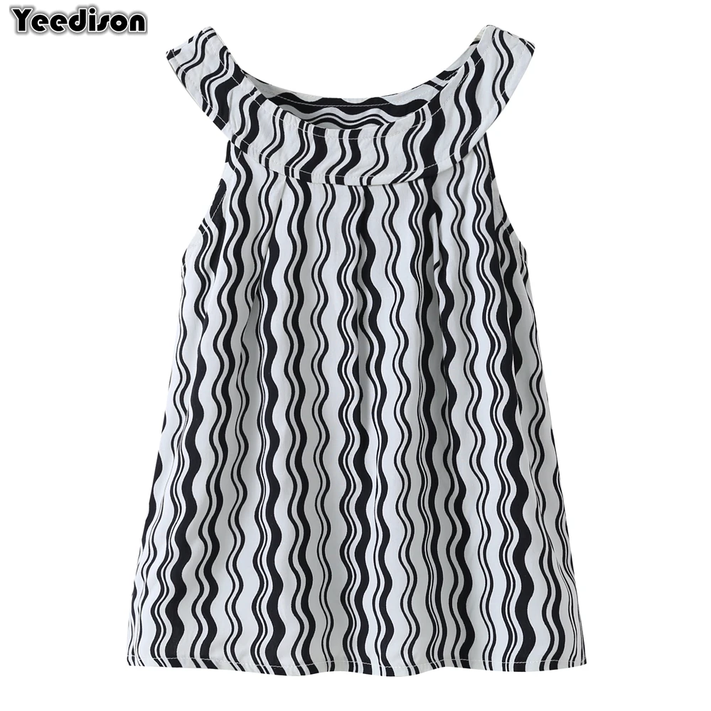 Yeedison 2018 New Toddler Girls Dress Summer Baby Clothing Striped Kids Party Clothes Princess Dresses For Girl Children Costume (1)