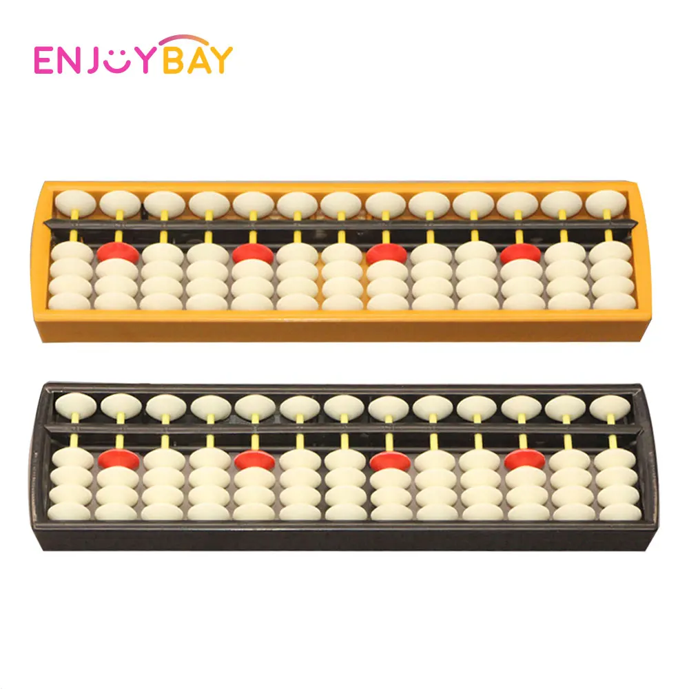 Enjoybay, 13 цифр, пластиковый Abacus, портативный соробан, игрушка для обучения математике, инструмент для обучения арифметике, обучающая игрушка(отправка по России