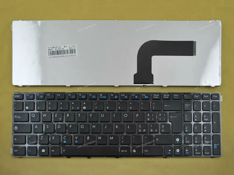 Новая IT итальянская клавиатура для ASUS N53 N61V N60 N61J U50V U50 UL50 UX50 K52 N71 G60 Глянцевая