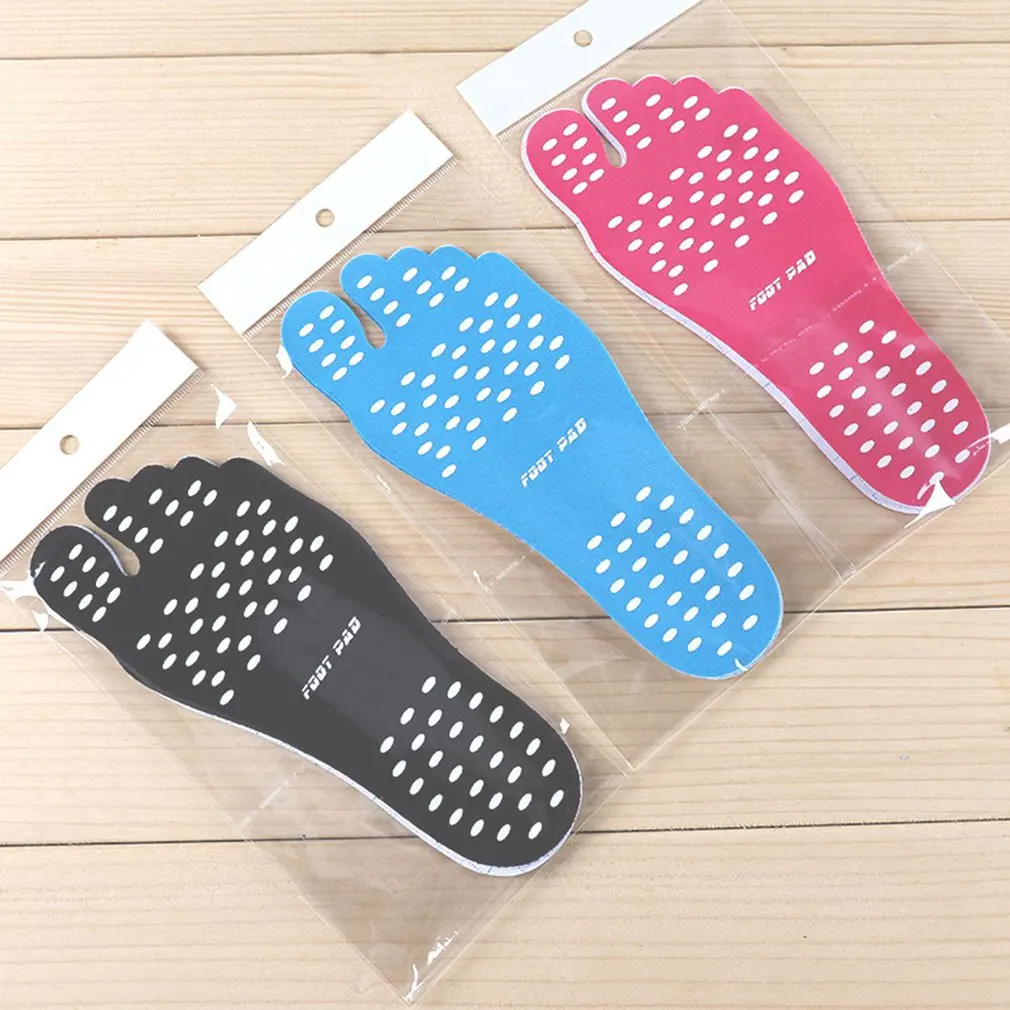 

Beach Swim Pool Adhesive Anti Slip Invisible Foot Pads Insulation Protection Mats Barefoot Stick Insoles Footpads