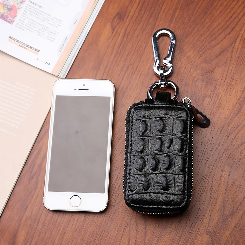 Window-Genuine-Cow-Leather-Car-Key-Holder-Multifunction-Men-Women-Housekeeper-High-Class-Motor-Male-Key (1)