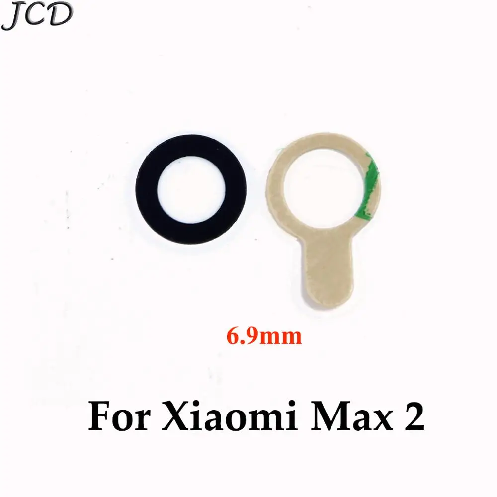 JCD для Xiaomi Mi Mix 2 2S Max 3 задняя камера стеклянный объектив Запасные части + клейкая