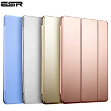 Чехол ESR для iPad Air2 Air1, жесткая задняя крышка, ультра тонкий, из искусственной кожи, умный чехол для Apple iPad Air2, многоразовая Подставка для iPad Air1