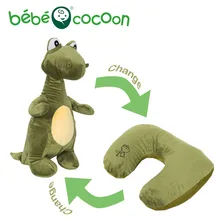 Bebecocoon Dragón de Peluche convertible Almohada de Viaje