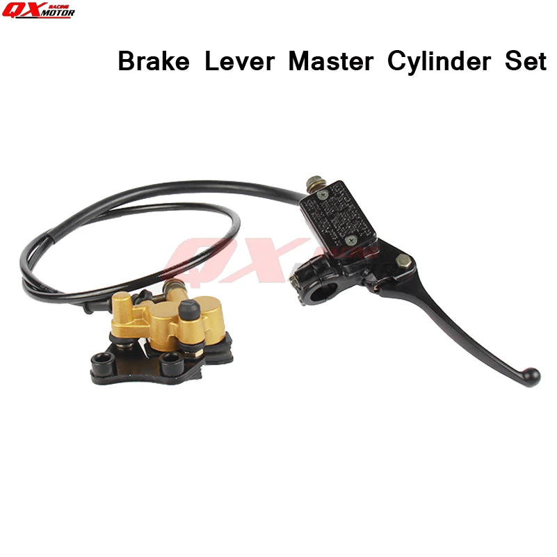

CRF50 hydraulic Front Disc Brake Assy Brake Lever Master Cylinder Set Brake Hoses 1100mm Length Dirt Pit Bike