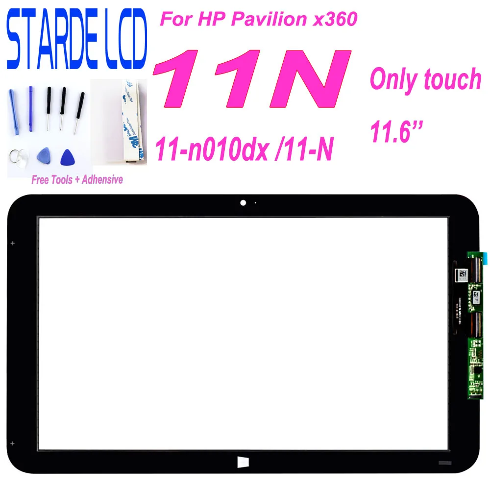 

STARDE Replacement Touch for HP PAVILION X360 11N 11-N Touch Screen Digitizer With Small Board Or Not 11.6"