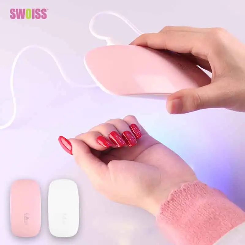 

SWOISS Nail Tools Nail Polish Lamp USB Mini Phototherapy Gel Nail Dryer Infrared Portable Nail Bake Art Tools Treatment Light