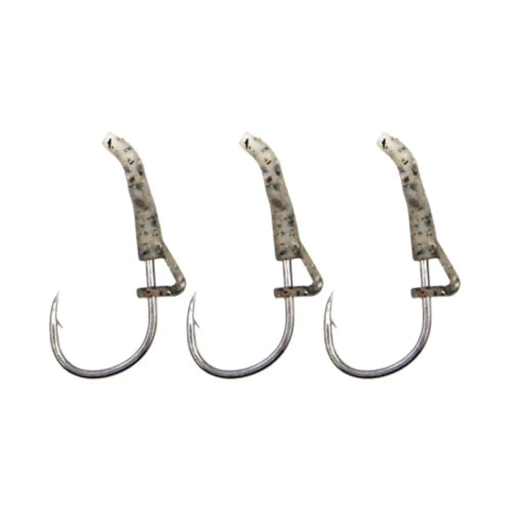 Hyaena-50pcs-Soft-Rubber-Camoflage-Hooks-sleeves-Carp-fishing-accessories-D-rig-Line-Aligner-Hair-Rigs