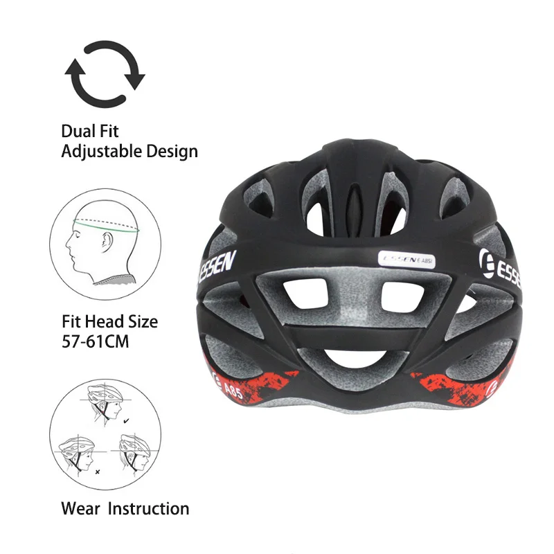 ESSEN Горный Дорожный мужской велосипедный шлем Cascos Ciclismo casque velo route дышащий MTB 2019 57 61