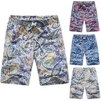 

Mens Pant Men's Casual Ethnic Style Printing Beach Surfing Swimming Loose Pants