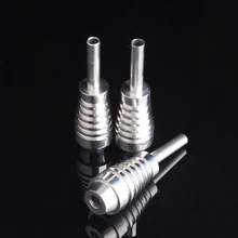 1 шт. 25 140mmstainless Сталь татуировки сцепление с задней стволовых Профессиональные татуировки ручки татуировки Трубы подсказки