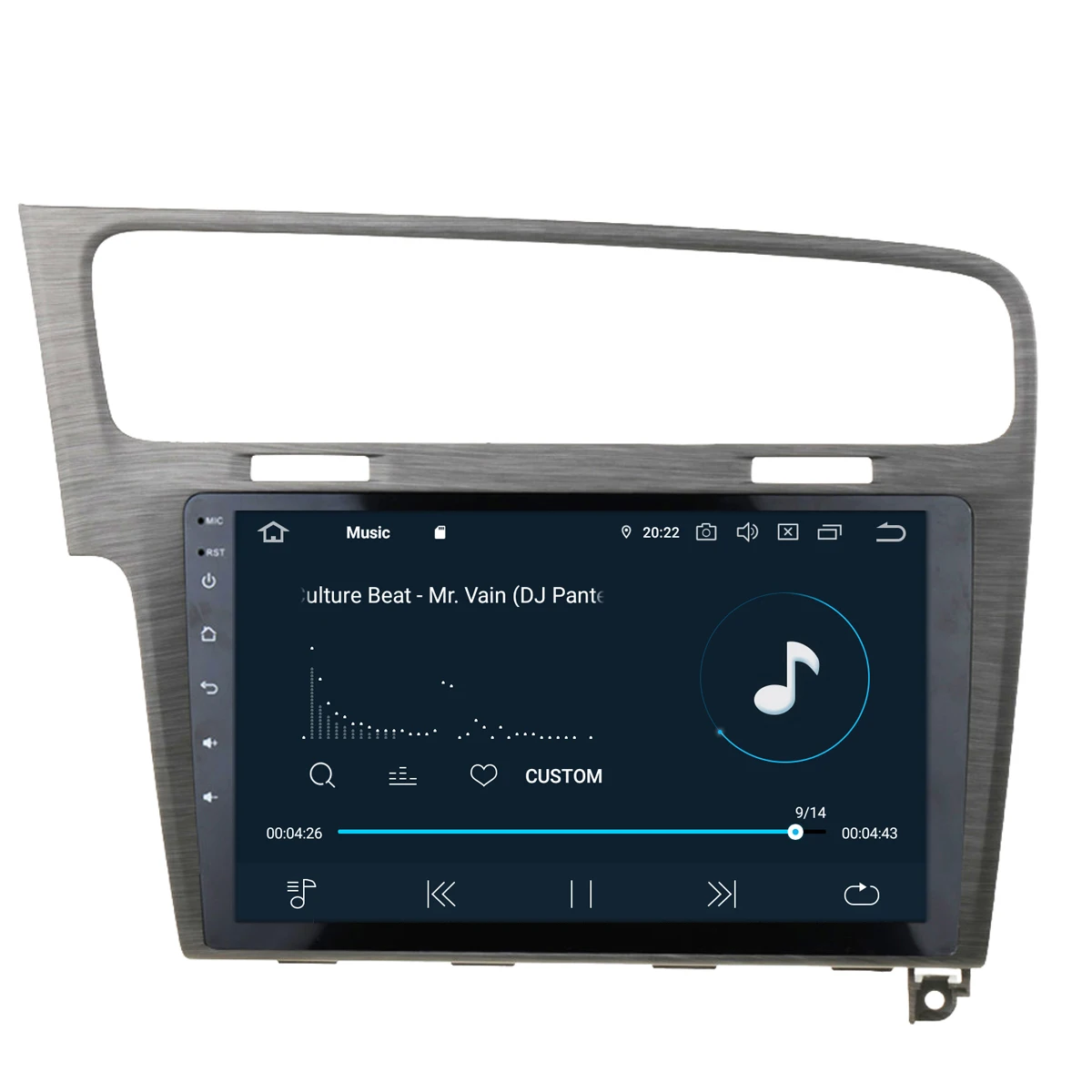 Best COIKA 10.1" Android 9.0 System PX6 CPU Car GPS Radio For Volkswagen GOLF 7 Multimedia Player WIFI 4+64G RAM DSP IPS Touch Screen 1