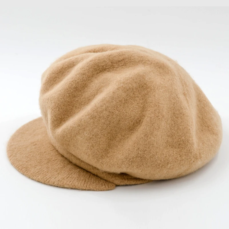 Стиль весна осень женские модные шерстяные милые дамские шляпы винтажные трендовые Дерби котелок топ шляпа Федора для женщин ведро - Цвет: brown