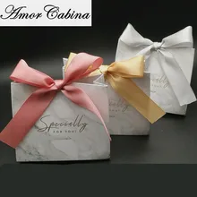 30 шт. серый Мрамор Nordic конфетная сумка коробка шоколада Свадебная вечеринка стол украшение для мероприятия вечеринки расходные материалы, такие как подарочная коробка