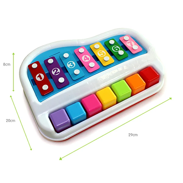 Small music xylophone beat the violin toy hand knocking