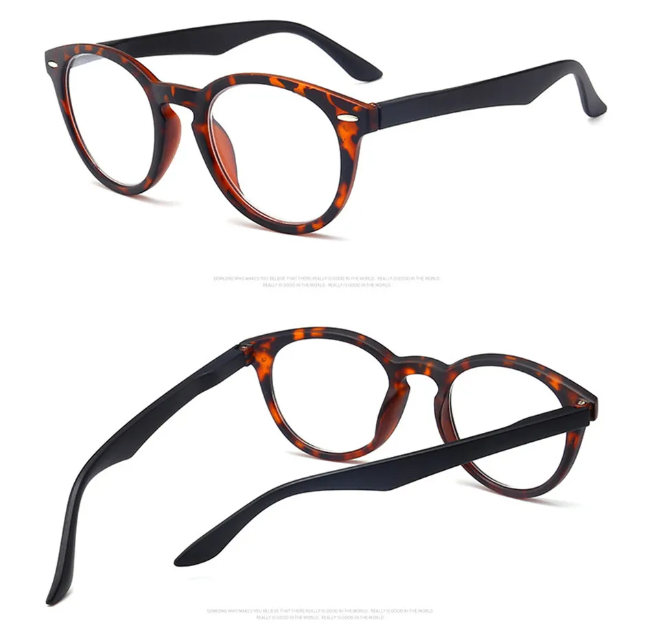 Iboode Женская круглая рамка в стиле ретро очки для чтения мужские для дальнозоркости сверхлегкие диоптрические очки+ 1,0 1,5 2,0 2,5 3,0 3,5