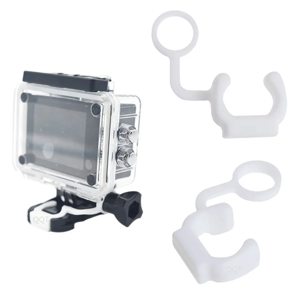 QQT 5 шт./компл. для Gopro силиконовые резиновые пружины заглушка GoPro Hero 6 4 3 +