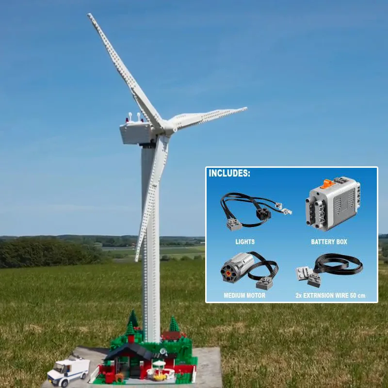 

Creative Toys Compatible with 10268 Windmill Turbine Motor Function Set Building Blocks Bricks Assembly Toys Birthday Gift