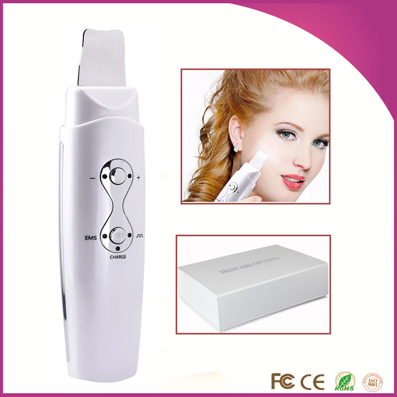 Whitening Ultrasonic Ion Skin Scrubber EMS Microcurrent Stimulation