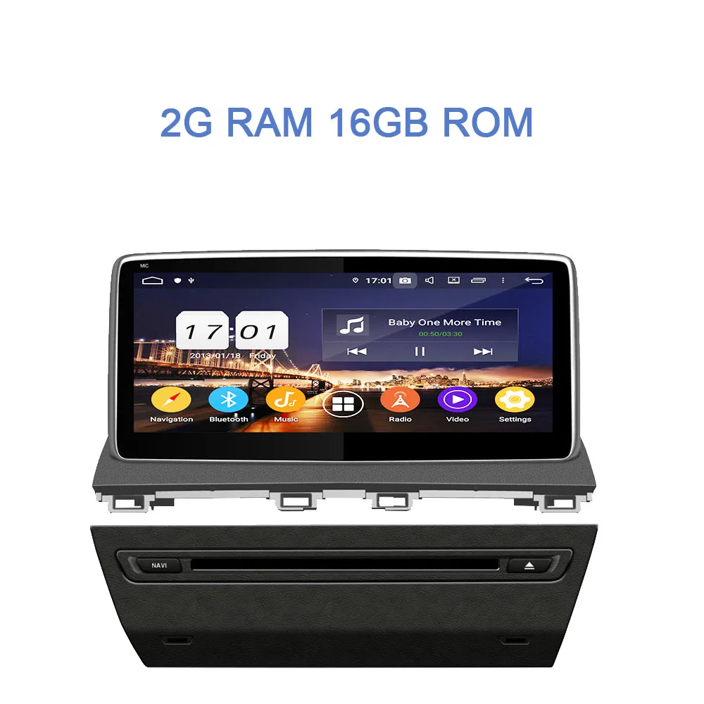 10,2" DSP 1 Din Android 9,0 8 Core 4 Гб+ 64 ГБ Автомобильный dvd-плеер gps карта RDS автомобильное радио Wi-Fi 4G Bluetooth 4,2 для MAZDA 3 2013 - Цвет: 2G RAM 16G ROM